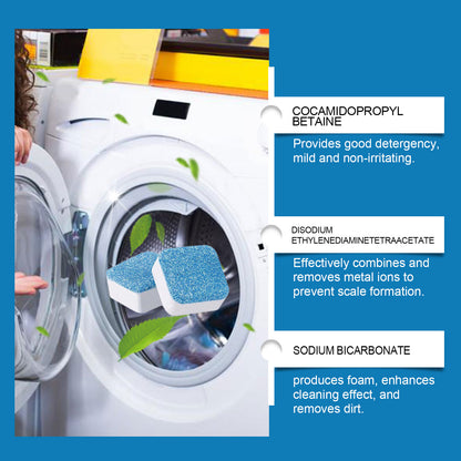 🔥Active Washer Cleaner Tablets – Powerful Deep Clean Without Harsh Chemicals, Safe for Families & Pets